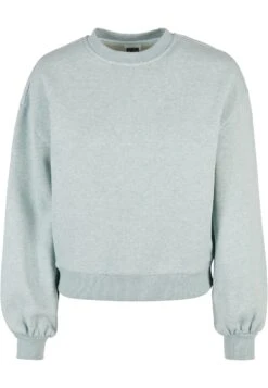 URBAN CLASSICS Melange Crewneck - Sweater - Salvia Melange -Winkel Voor Damesmode 451bbb2b14bf46b8bb2626bd9921e044