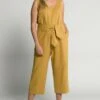 Ulla Popken Jumpsuit - Dunkler Honig -Winkel Voor Damesmode 4524f155d8ab4e9bb1501f672453fb8b