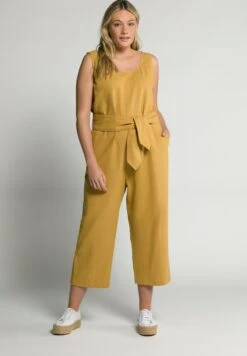 Ulla Popken Jumpsuit - Dunkler Honig