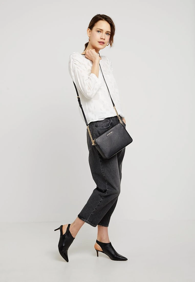 MICHAEL Michael Kors Jet Set Travel Crossbody - Schoudertas - Black 4 MICHAEL Michael Kors Jet Set Travel Crossbody - Schoudertas - Black - Afbeelding 2