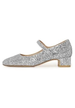Dora - Bruidsschoenen - Silver Glitter -Winkel Voor Damesmode 46b9f00a1c734fb6861bcafd362cb708