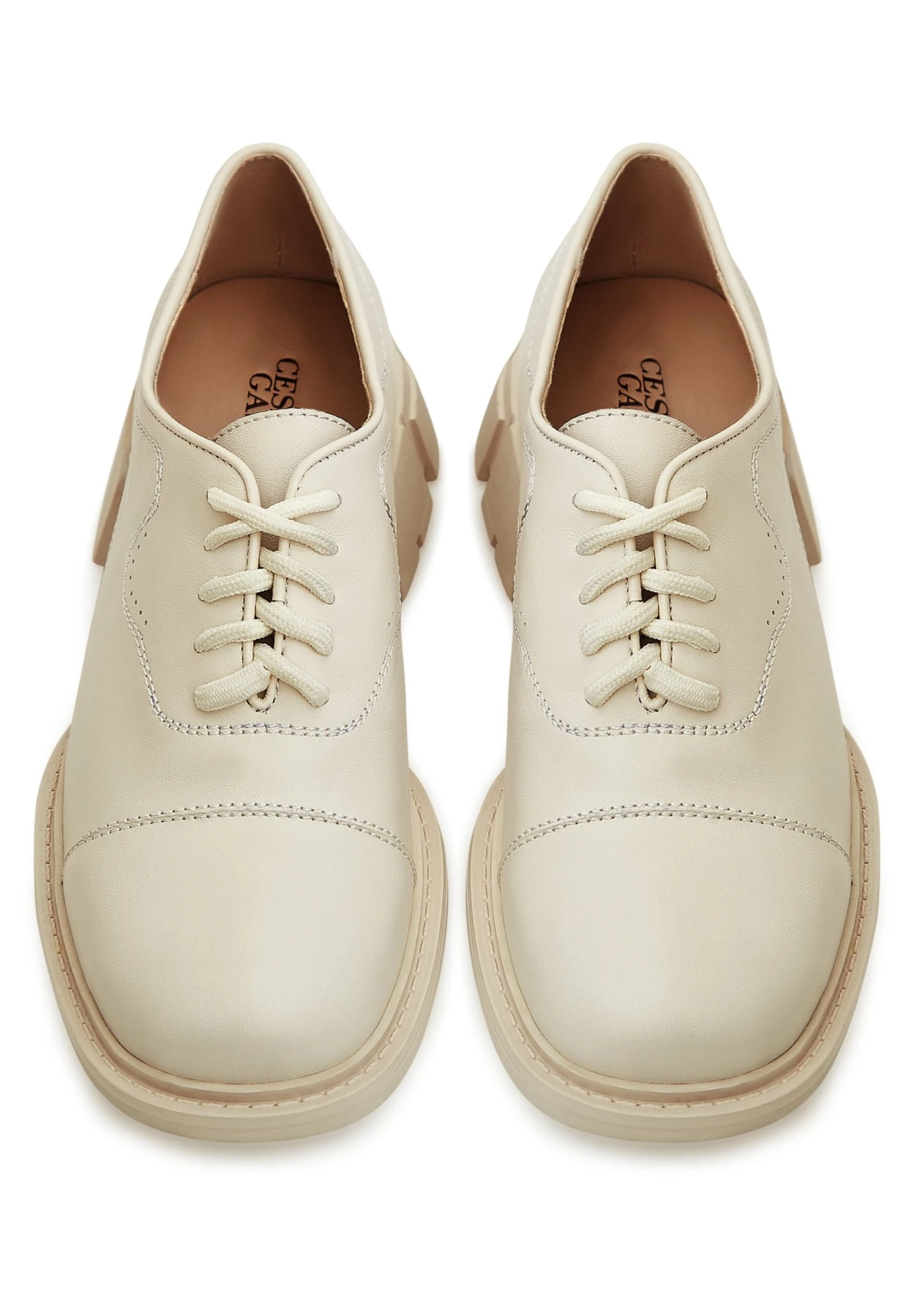 Loafers - Veterschoenen - Beige 9 Loafers - Veterschoenen - Beige - Afbeelding 7