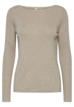 Pzsara - Trui - White Pepper Melange -Winkel Voor Damesmode 4889dc5ffac042eba7693971fe4c2285