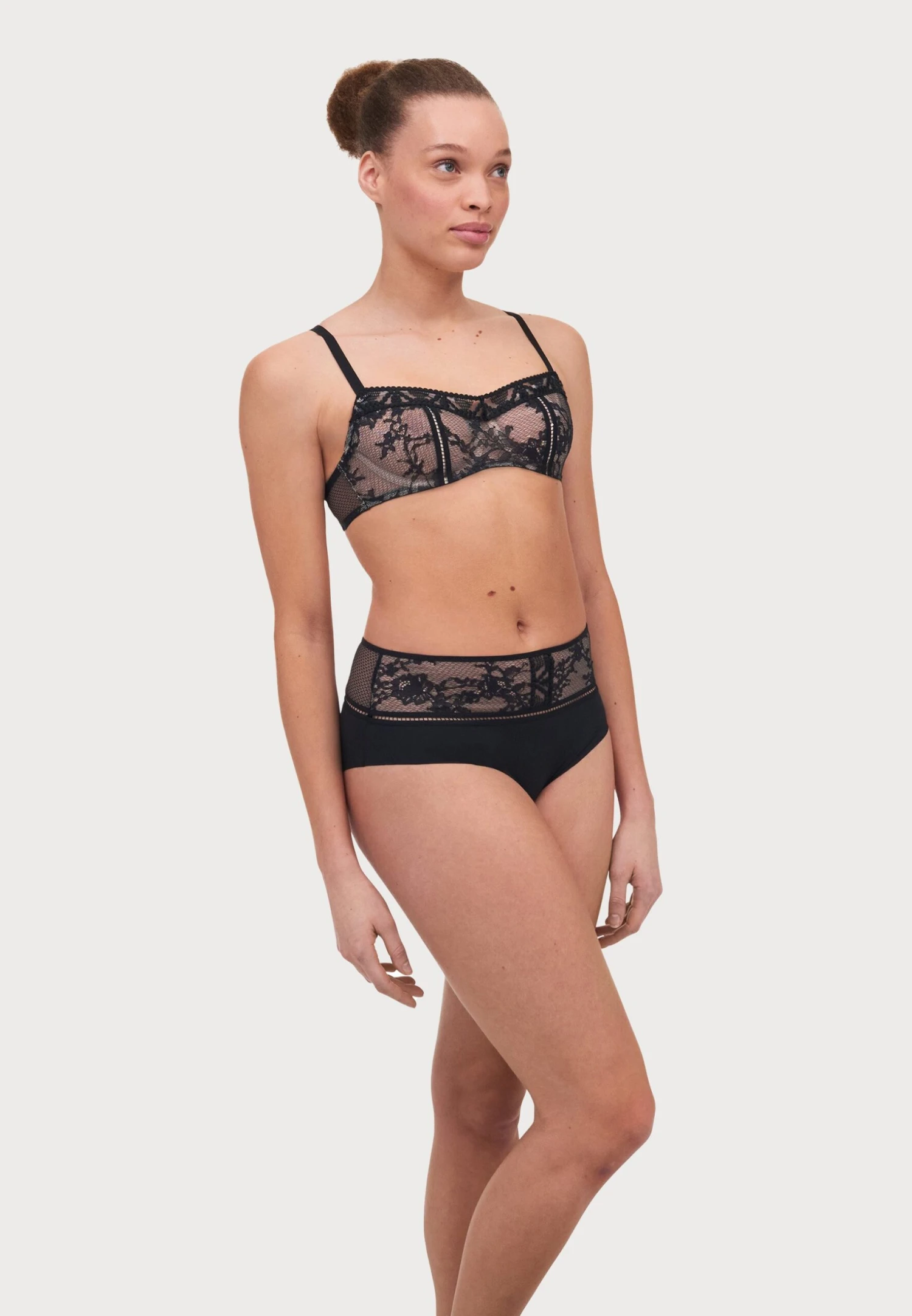 Passionata Olivia High Waisted Full Brief - Slip - Black 4 Passionata Olivia High Waisted Full Brief - Slip - Black - Afbeelding 2