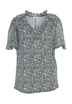 Avec Voile- Blouse - Navy 22 Avec Voile- Blouse - Navy -Winkel Voor Damesmode 49a08189d4a44d978e992c2ae5dcff60