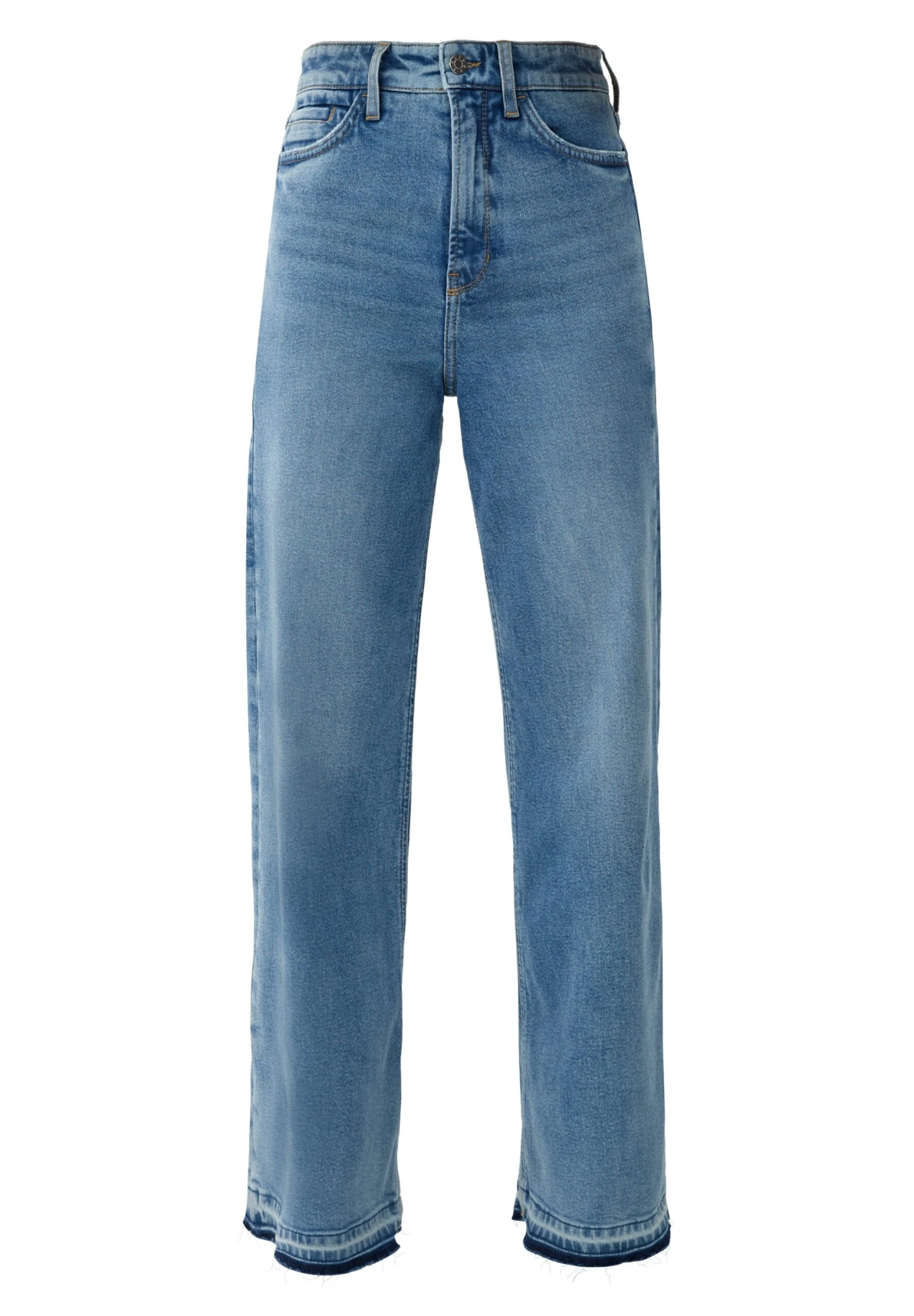 S.Oliver Met Gerafelde Zoom - Flared Jeans - Himmelblau 7 S.Oliver Met Gerafelde Zoom - Flared Jeans - Himmelblau - Afbeelding 5