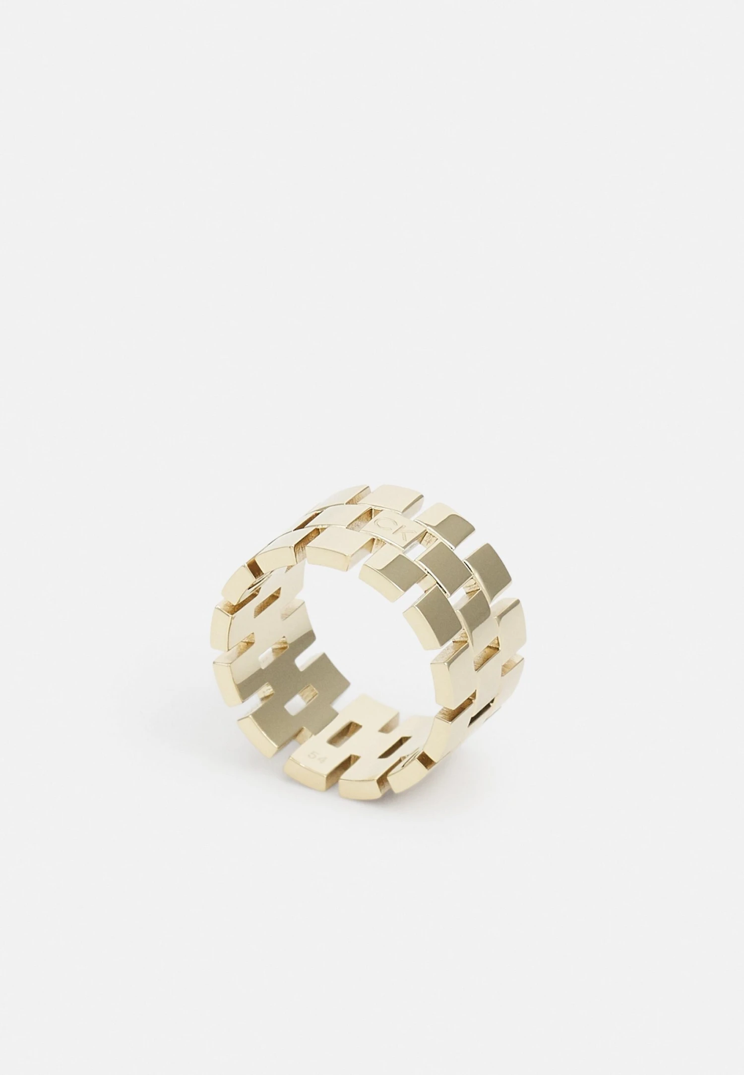 Calvin Klein Polished Chain Link - Ring - Gold-Coloured 6 Calvin Klein Polished Chain Link - Ring - Gold-Coloured - Afbeelding 4