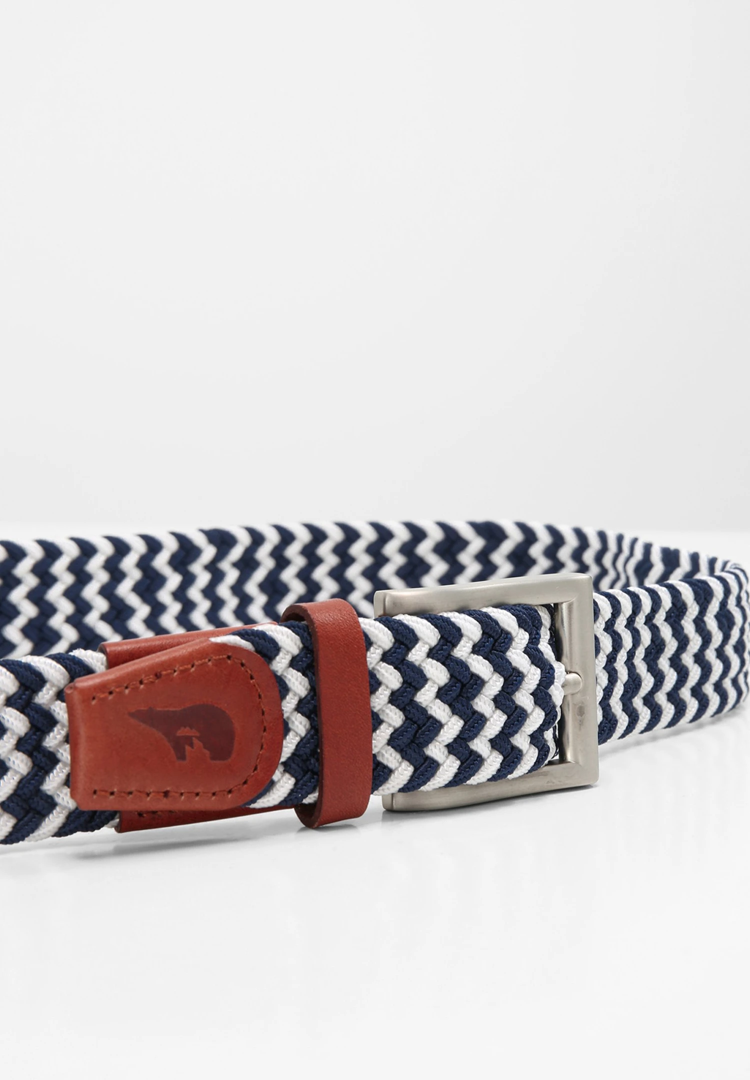 Gevlochten Riem - Blue/White 4 Gevlochten Riem - Blue/White - Afbeelding 2