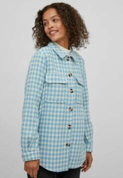 Vila Viheather L/S- Halflange Jas - Alaskan Blue -Winkel Voor Damesmode 4eb4f48ce7e84feebb5a1f651b16fb29