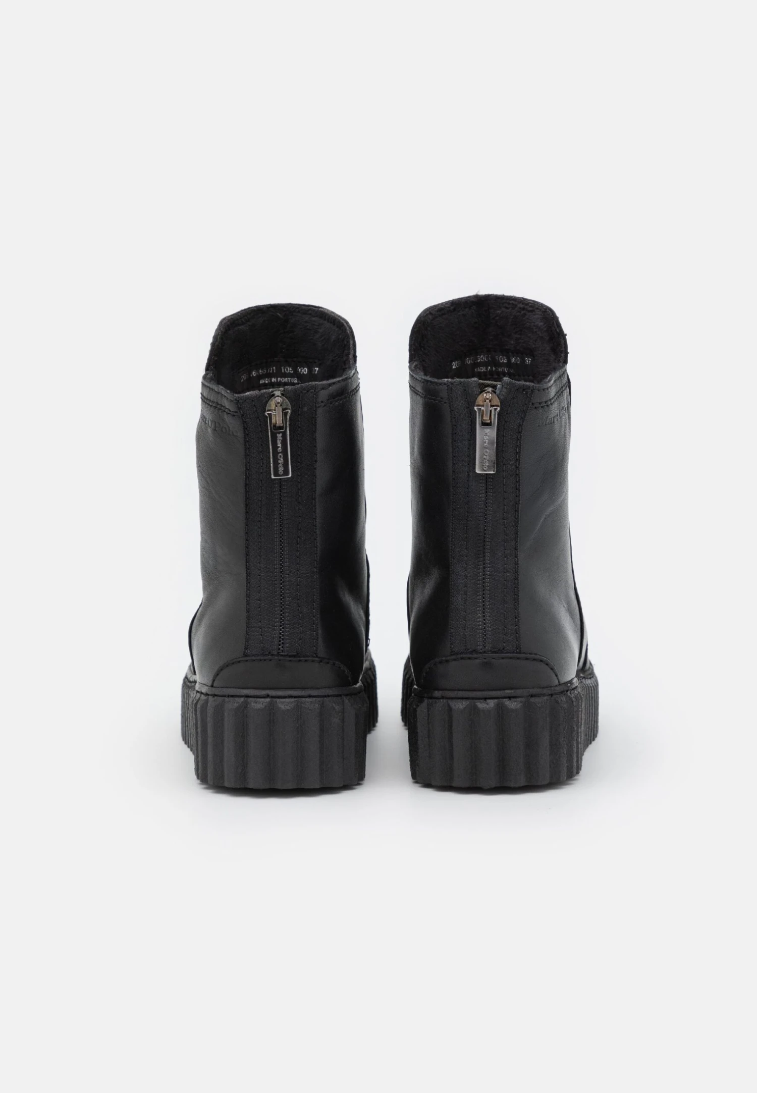 Marc O'Polo Bianca - Enkellaarsjes Met Plateauzool - Black 6 Marc O'Polo Bianca - Enkellaarsjes Met Plateauzool - Black - Afbeelding 4