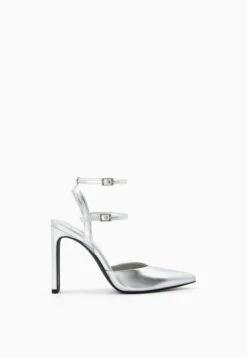 BERSHKA Hoge Hakken - Silver Coloured -Winkel Voor Damesmode 5215e8b61fa345a5aa7917712a4d779e