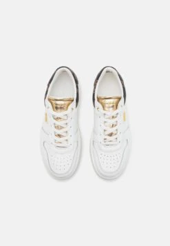 Guess Lifet - Sneakers Laag - White/Dark Brown -Winkel Voor Damesmode 52affce6d9b8438f8440fc4317502604