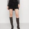 DKNY Fringe Skirt Waist - Minirok - Black 2 DKNY Fringe Skirt Waist - Minirok - Black -Winkel Voor Damesmode 5300ff8399bc4a67b0be51754e279d75