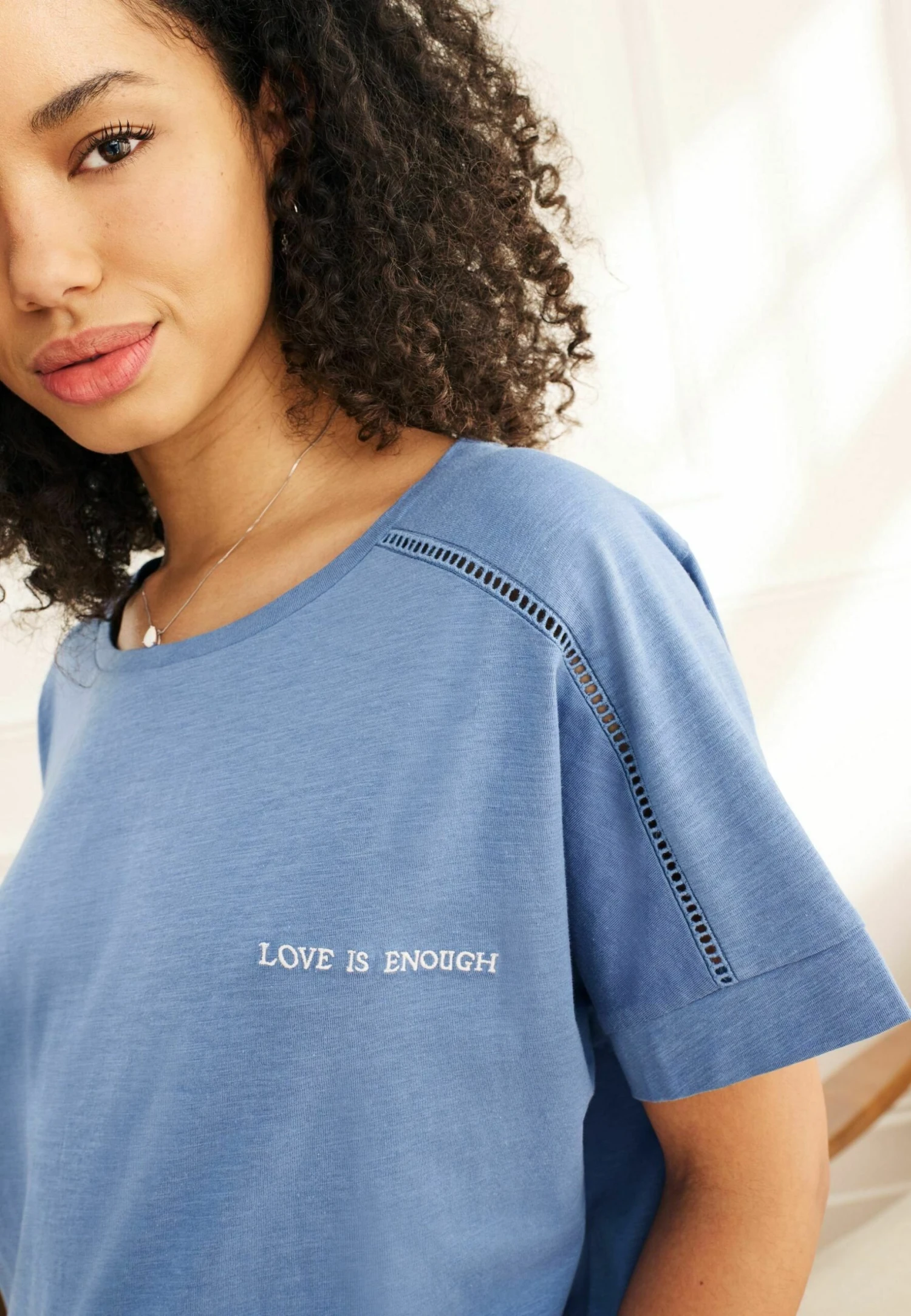 Next Set - Pyjama - Blue Floral 5 Next Set - Pyjama - Blue Floral - Afbeelding 3