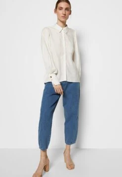 Mother Of Pearl Tucks At Hem - Jeans Tapered Fit - Stone Wash -Winkel Voor Damesmode 53c1348ee0044889a50046e62de62fd9