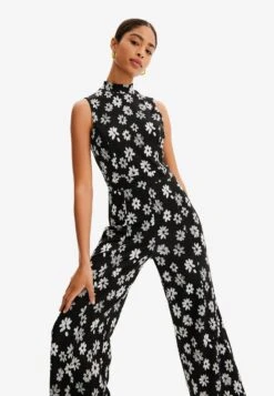 Desigual Contrast Floral Jumpsuit - Jumpsuit - Black 10 Desigual Contrast Floral Jumpsuit - Jumpsuit - Black -Winkel Voor Damesmode 546635f184b94f128d5ac83ff98f6f3a