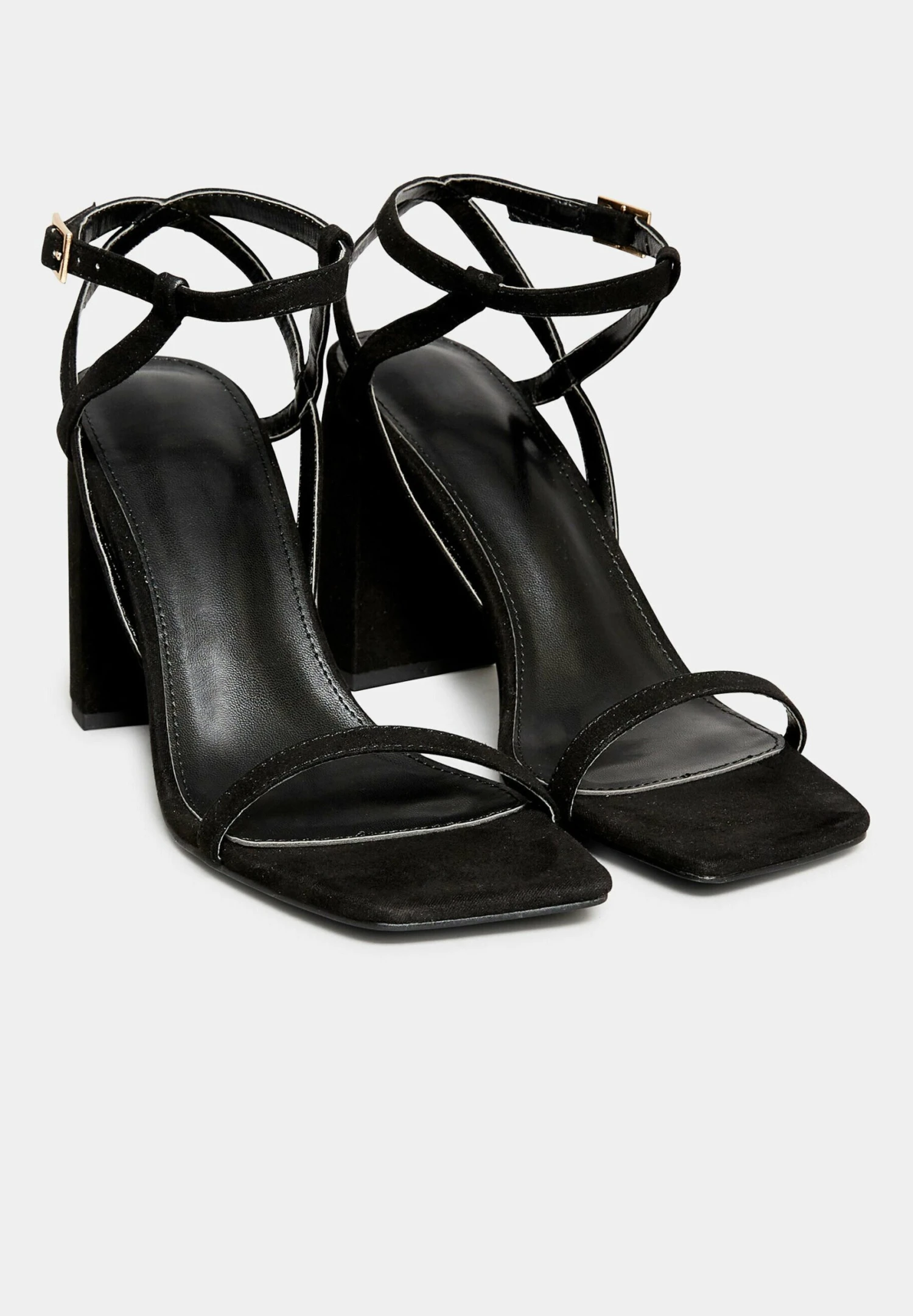 Block Heels - Sandalen Met Hoge Hak - Black 6 Block Heels - Sandalen Met Hoge Hak - Black - Afbeelding 4