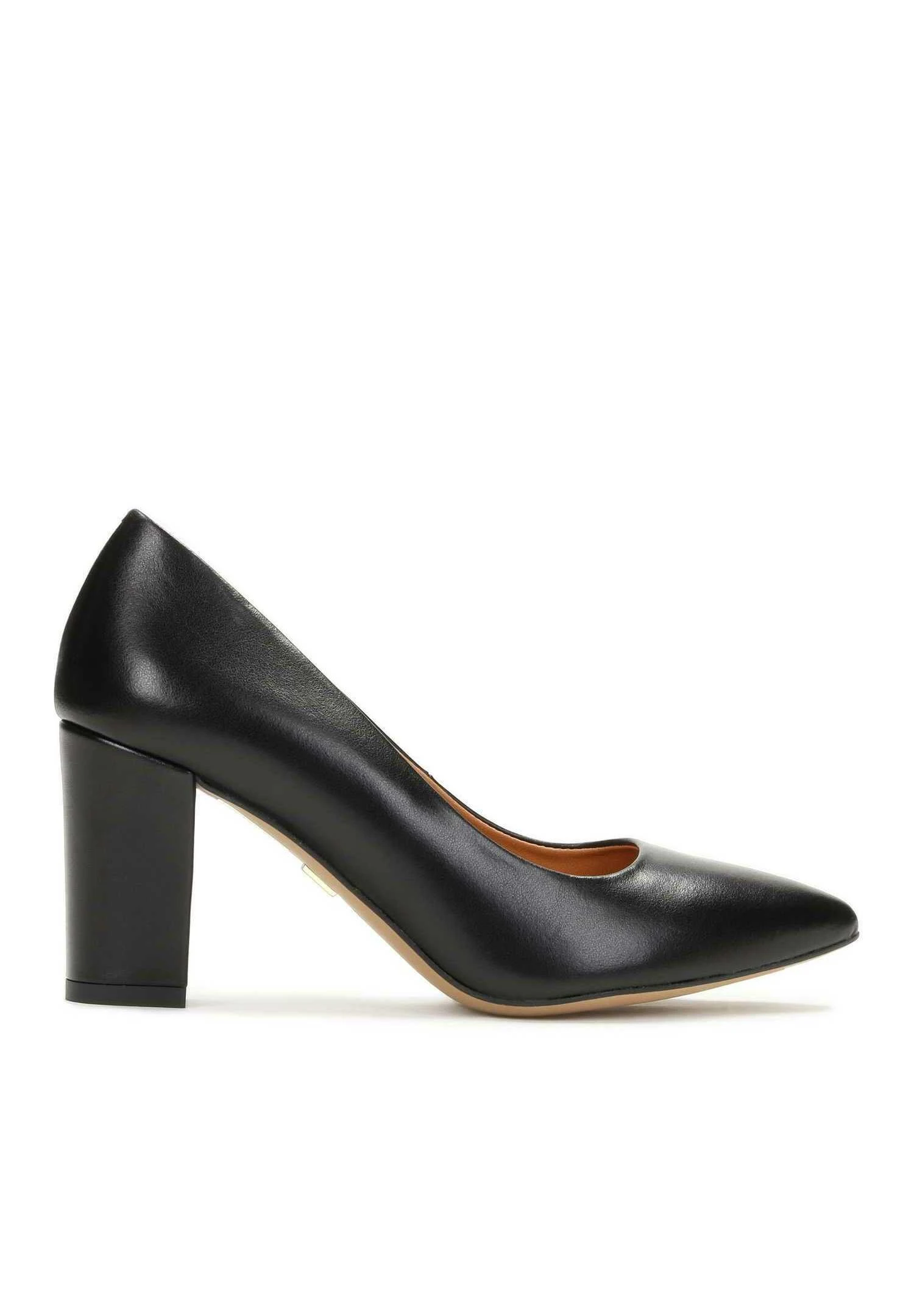 Kazar Cher-Leather Pumps On A Comfortable Heel - Hoge Hakken - Black 3 Kazar Cher-Leather Pumps On A Comfortable Heel - Hoge Hakken - Black