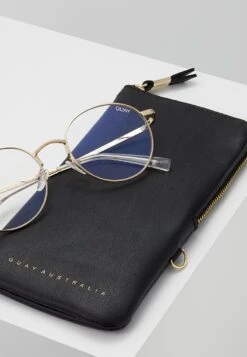 QUAY AUSTRALIA I See You Blue Light - Brillen Met Blauwlichtfilter - Gold-Coloured/Clear -Winkel Voor Damesmode 57957db5f8644710ac9feb1178e40b7c