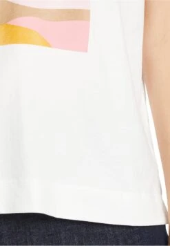 CARTOON Rundhalsausschnitt - T-Shirt Print - White Yellow 13 CARTOON Rundhalsausschnitt - T-Shirt Print - White Yellow -Winkel Voor Damesmode 5a2a50664b8d4c2db6ebf2a0932591ea