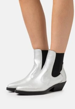 ONLY Shoes Onlbronco Short - Cowboy-/Bikerlaarsjes - Silver