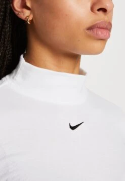 Nike Sportswear Mock - Longsleeve - White/Black -Winkel Voor Damesmode 5ad427267ddb4de3b352f1753f7acfa5