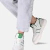 Marwa - Sneakers Hoog - Weiß/Hellgrün -Winkel Voor Damesmode 5c5e22affb95481c89c53009f6f39a1e