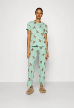 Marks & Spencer Star - Pyjama - Green Mix -Winkel Voor Damesmode 5dfe11001db34a04bebdbd1c02f9f8b5