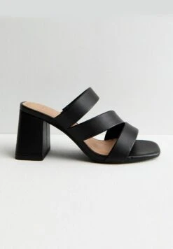 New Look Wide Fit Asymmetric Block - Muiltjes Met Hak - Black -Winkel Voor Damesmode 5ef53eb7e13843d49f3b73742bdc93ca