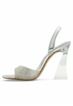 Aldo Sling Back Gienna - Sandalen Met Hoge Hak - Silver