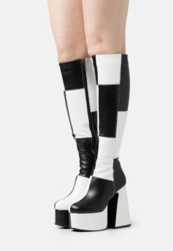 Bestsellers 6 Lamoda Runway - Laarzen Met Hoge Hak - Black/White