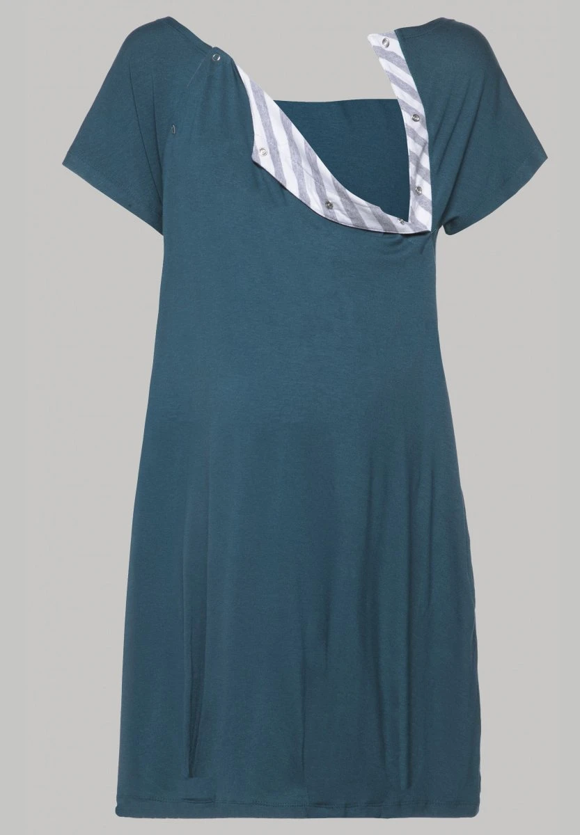 Umstands Und Stillshirt - Nachtjapon - Flaschengrün 8 Umstands Und Stillshirt - Nachtjapon - Flaschengrün - Afbeelding 6