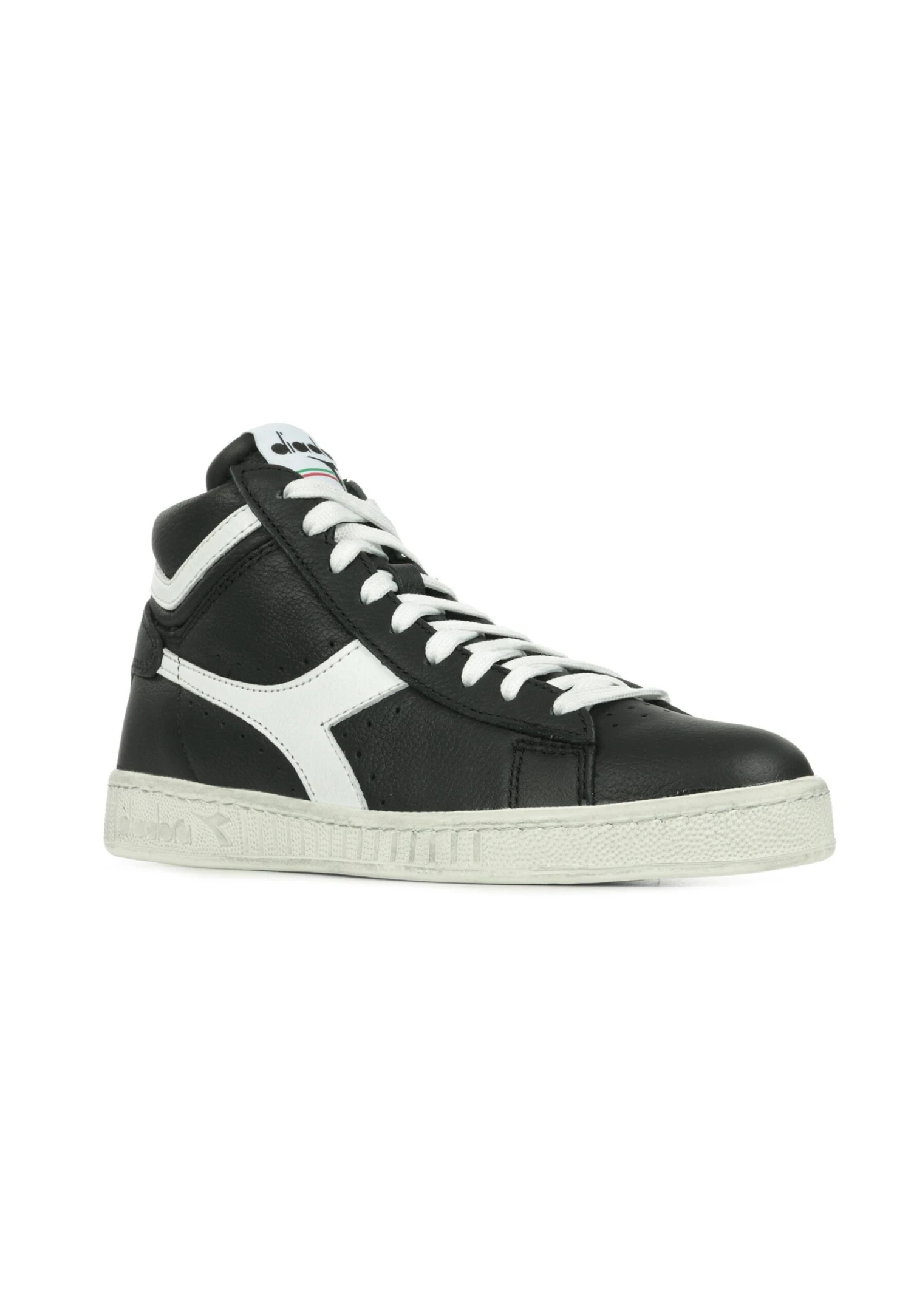 Diadora Game L Waxed - Sneakers Hoog - Black/White 4 Diadora Game L Waxed - Sneakers Hoog - Black/White - Afbeelding 2