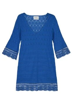 Springfield Short Structured - Gebreide Jurk - Dark Blue -Winkel Voor Damesmode 64d22cd390c44201977f6885dd50d637