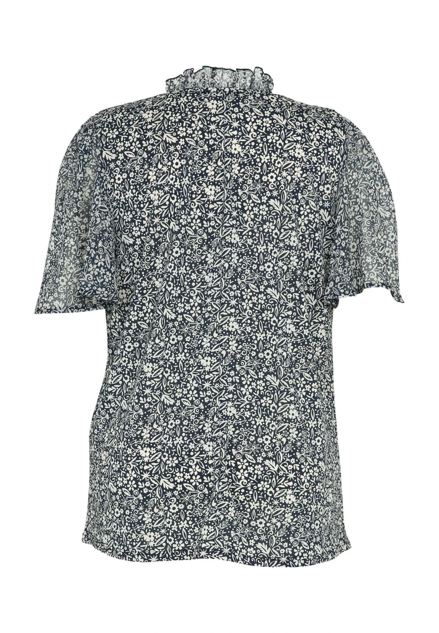 Avec Voile- Blouse - Navy 13 Avec Voile- Blouse - Navy - Afbeelding 11