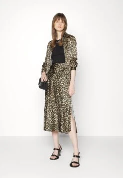 THE KOOPLES Jupe Longue Grand Leo - Kokerrok - Brown -Winkel Voor Damesmode 66a33f7377854a8da53dcafd5b338d84