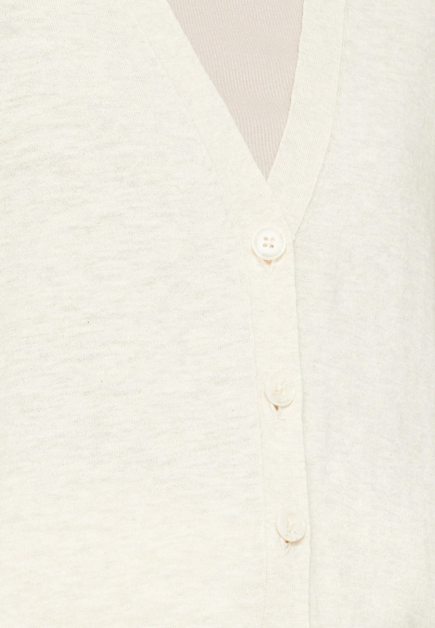 Marc O'Polo Longsleeve V Neck - Vest - Soft Taupe Melange 8 Marc O'Polo Longsleeve V Neck - Vest - Soft Taupe Melange - Afbeelding 6