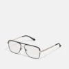 QUAY AUSTRALIA Poster Boy Mini Unisex - Brillen Met Blauwlichtfilter - Black/Gold-Coloured/Clear -Winkel Voor Damesmode 6a2c9268bdc147ba8c492060d88f360f