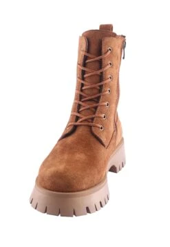 Hangrem - Enkellaarsjes Met Plateauzool - Tan 8 Hangrem - Enkellaarsjes Met Plateauzool - Tan -Winkel Voor Damesmode 6adb0fba33524fa6ab447501e41e90df