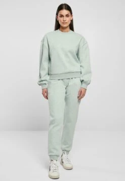 URBAN CLASSICS Melange Crewneck - Sweater - Salvia Melange -Winkel Voor Damesmode 6bcba6b5e3944387ad74c2fdf8a70d37