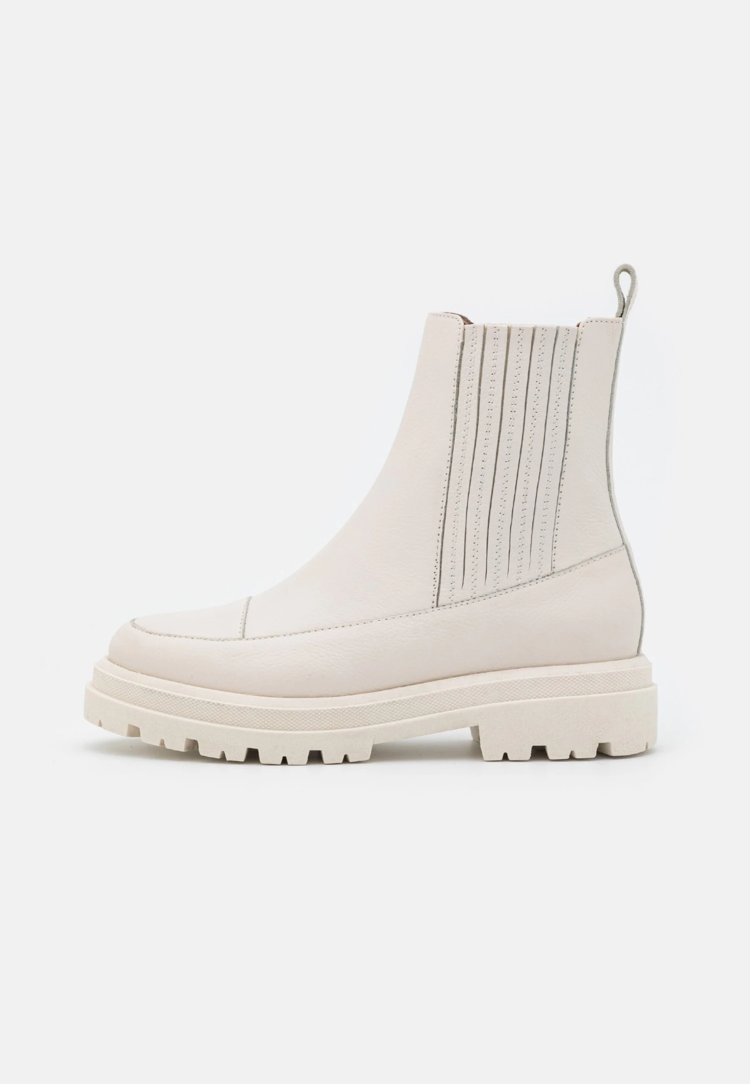 Anna Field Leather - Enkellaarsjes Met Plateauzool - Off-White 4 Anna Field Leather - Enkellaarsjes Met Plateauzool - Off-White - Afbeelding 2