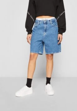 Calvin Klein Jeans Bermuda Mom Short - Jeansshort - Denim Medium