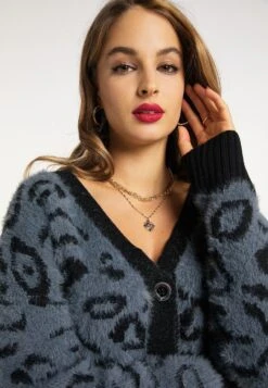 Faina Imane - Vest - Grau Schwarz -Winkel Voor Damesmode 6f1ad70d8e5348319f33c35e772699cc