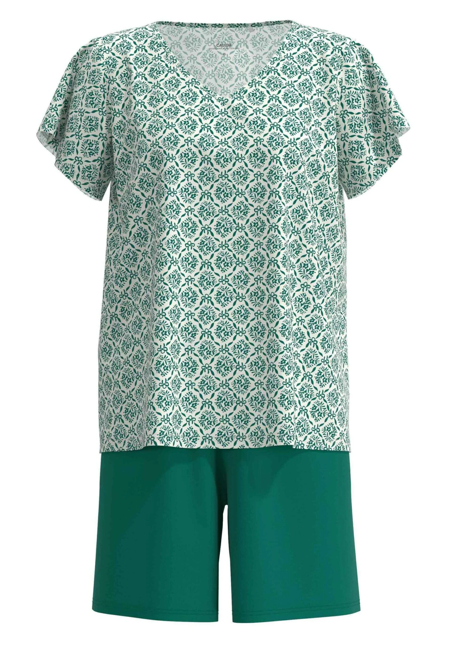 Calida Pyjama - Nevada Green 7 Calida Pyjama - Nevada Green - Afbeelding 5