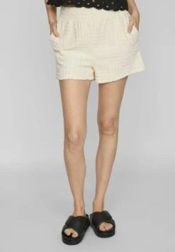 Vila Texturierte - Shorts - Birch