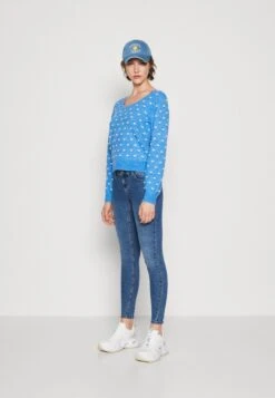 Pieces Pcpeggy - Jeans Skinny Fit - Medium Blue Denim -Winkel Voor Damesmode 7657fd599eff4515a31169403e390e8a