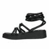 Sandalen Met Sleehak - Black