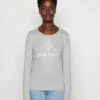 Gant Lock Up - Longsleeve - Grau -Winkel Voor Damesmode 76d527b3818e4912b2a6df7f23199307