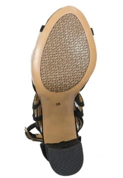 Sandalen - Czarny/Złoty -Winkel Voor Damesmode 789b405fc4d444978ebb70602fae43ad