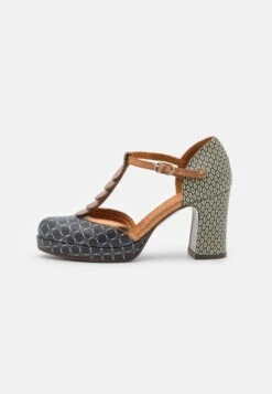 Chie Mihara Dafra - Plateaupumps - Lentils Navy/Dali Cobre/Shower Blue -Winkel Voor Damesmode 78e4165811d24aaface1aa80973522e7